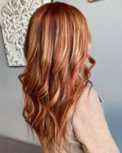 strawberry blonde copper hair color sioux falls