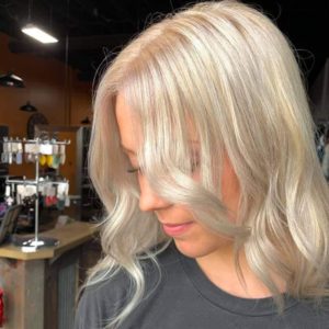 platinum blonde by Madi 605 styling co sioux falls sd