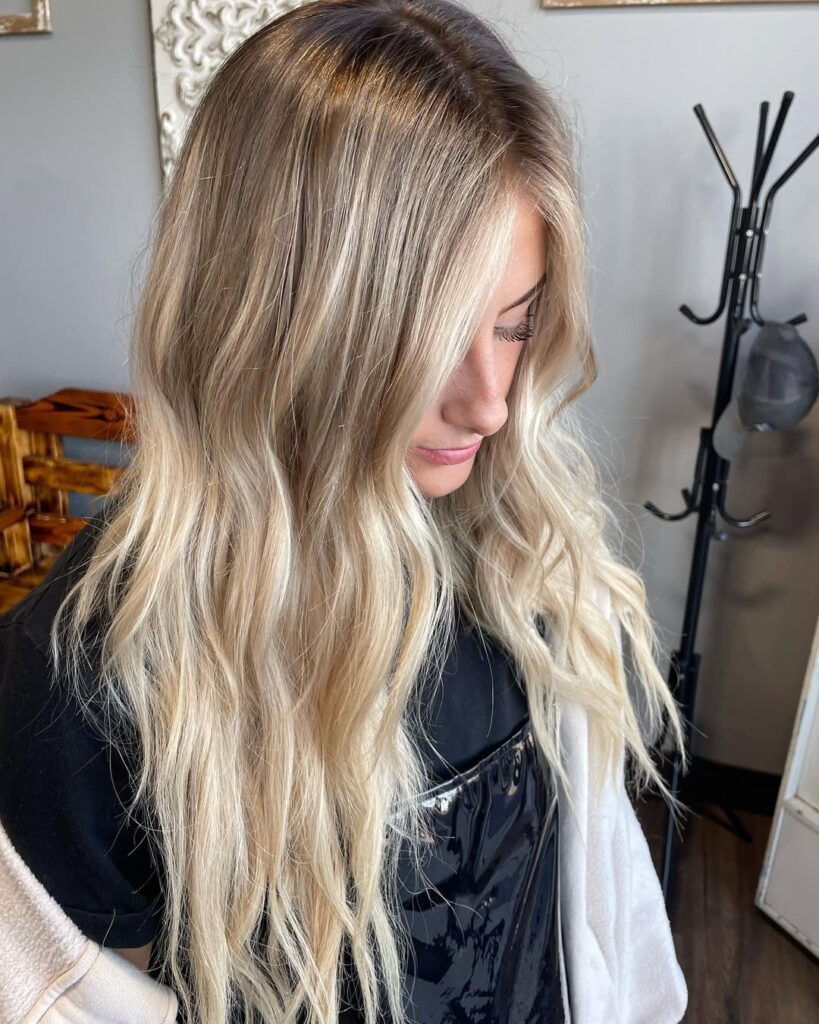 blonde balayage hair color sioux falls