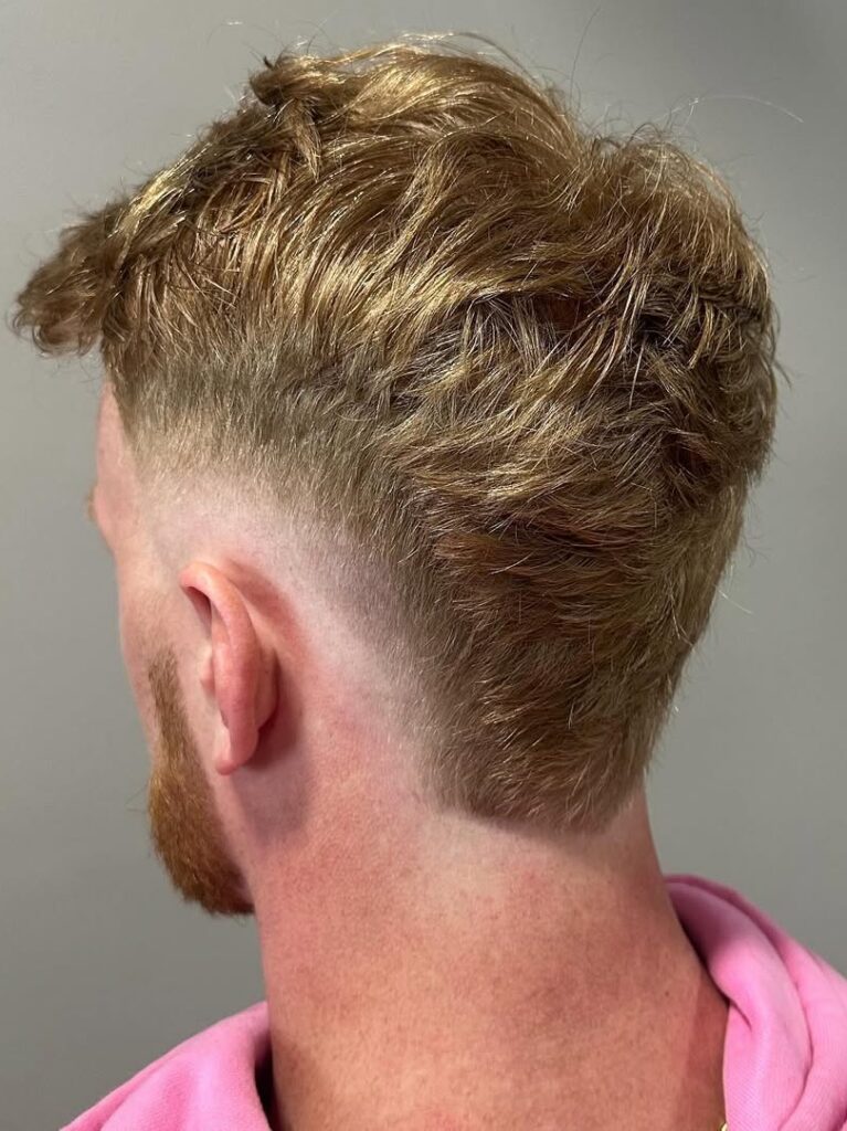 clean skin fade, textured top sioux falls salon