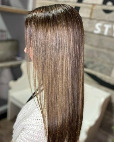 brunette highlights hair color 605 styling co sioux falls