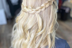 half upstyle with twist or braids 605 styling co sioux falls